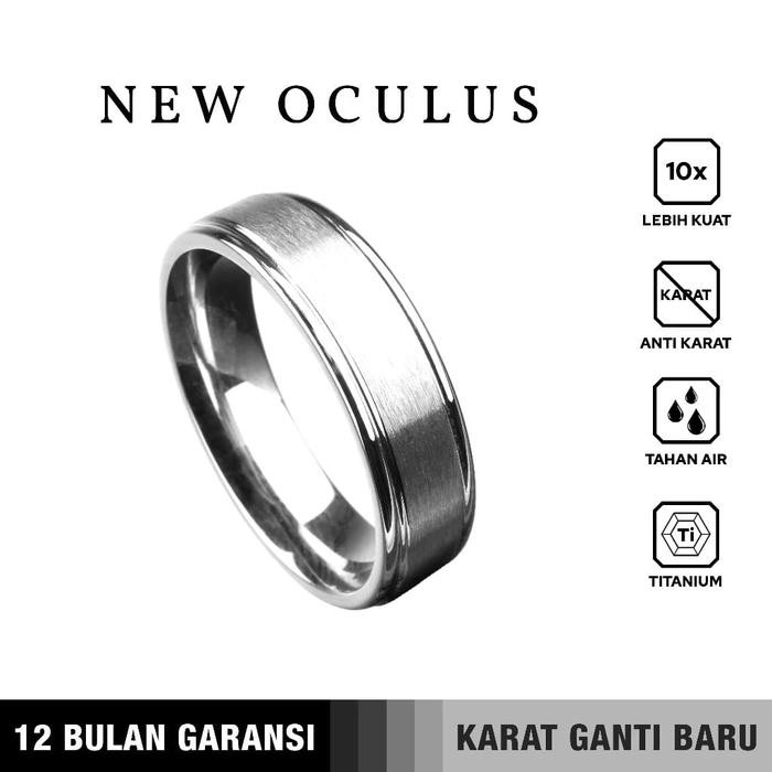 Emrys NEW OCULUS Ring Cincin Titanium Pria Wanita