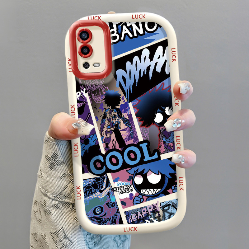 Casing Hp untuk OPPO A55 4G Case Pola tren asli yang modis Kasing ponsel silikon Baru Kesing Pelindu