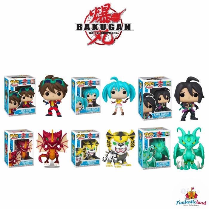 Original Funko POP Set Promotion Bakugan Battle Brawlers - (6 Items)