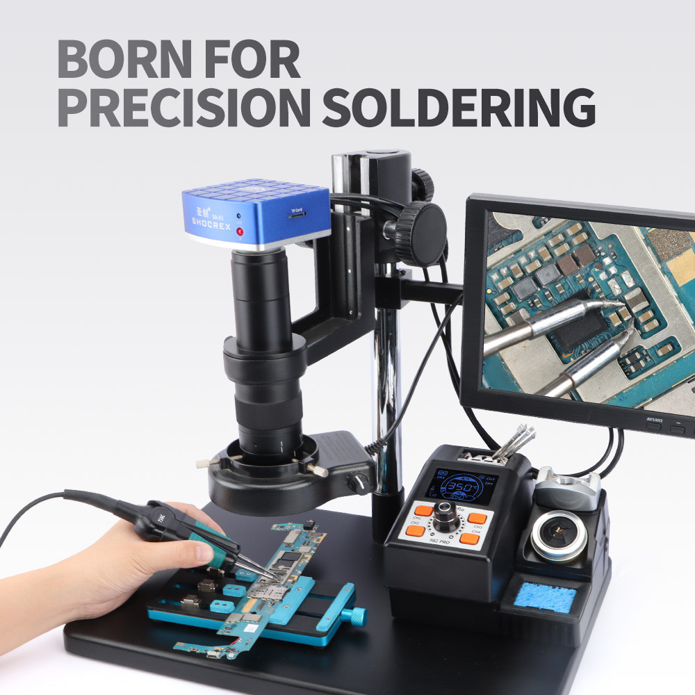 

982 Pro Precision Soldering Station Hot Tweezers Soldering Station Rapid Heating Micro