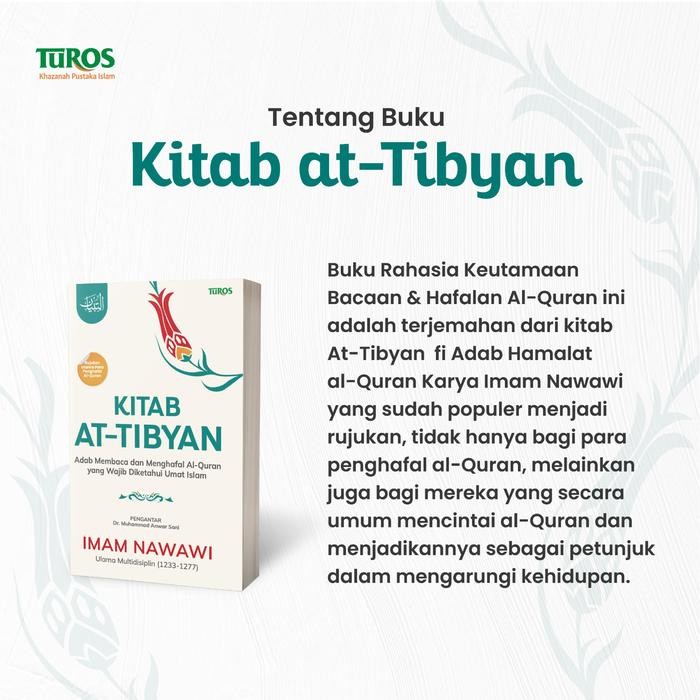 

ASLI Kitab At Tian Fi Adabi Hamalatil Quran - Buku Islami Adab Membaca Dan Menghafal Al Quran yang