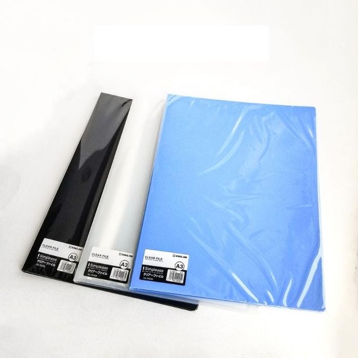 

ASLI KINGJIM Map Plastik Dokumen Keeper A3 Clear er Clear File READY STOCK