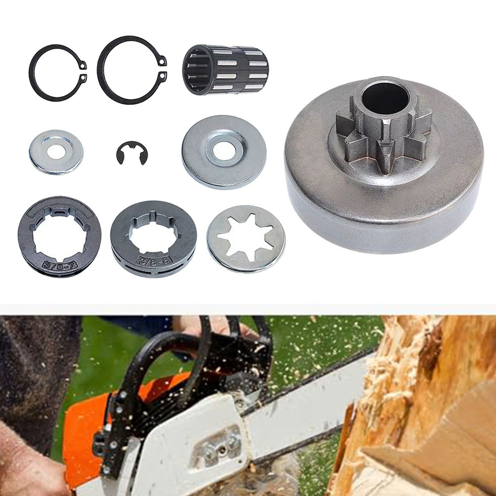 Reliable Performance 38 7T Clutch Drum Rim Sprocket Kit Designed for Compatibility with For 038 048 