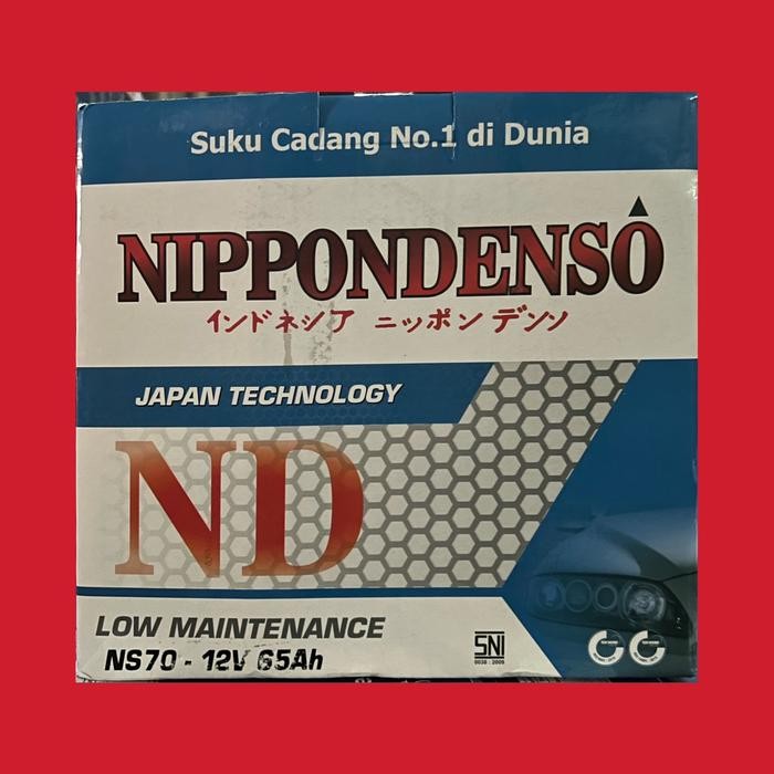 Aki Basah Nippondenso Ns70 65Ah 12V - Ns70