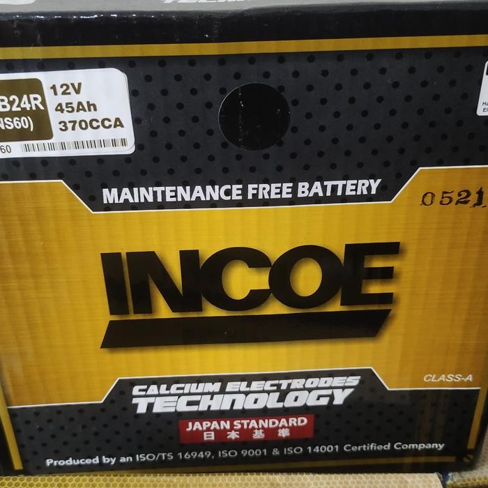 Aki/Accu Mobil Ns60 (45Ah) Incoe Mf Astra