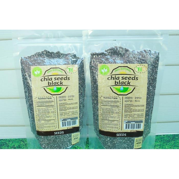 

Chia Seeds Black - TRIO NATURAL (450gram)