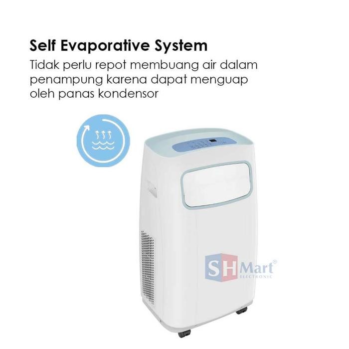 AC PORTABLE 1 PK MPF2-09CRN1 / 1,5 PK MPF2-12CRN1 MIDEA AC DORONG GARANSI RESMI (MEDAN)