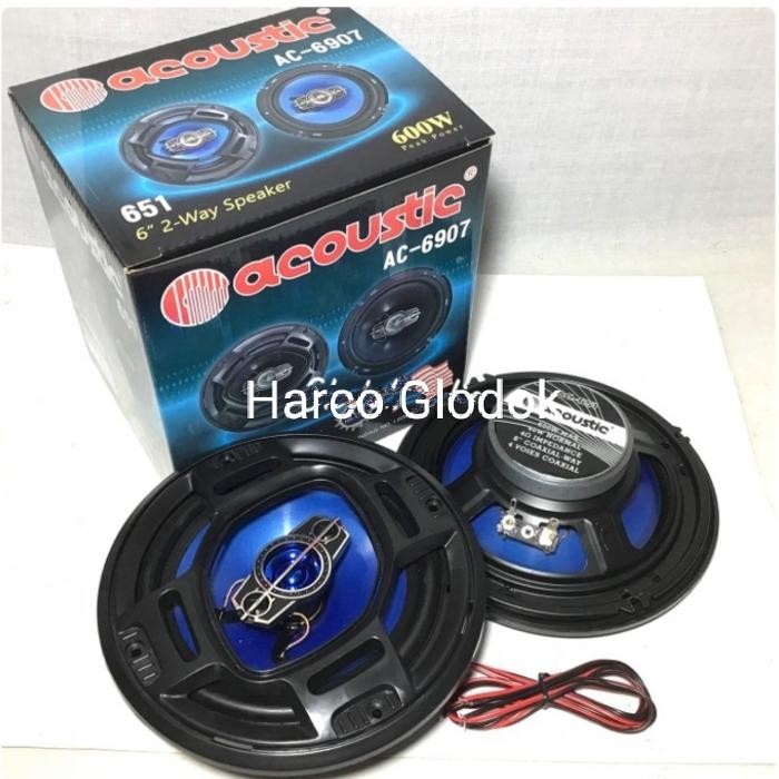 Mantab Speaker Coaxial Acoustic Ac 6907 Sepasang 6" Acoustic Ac 6907 2Way