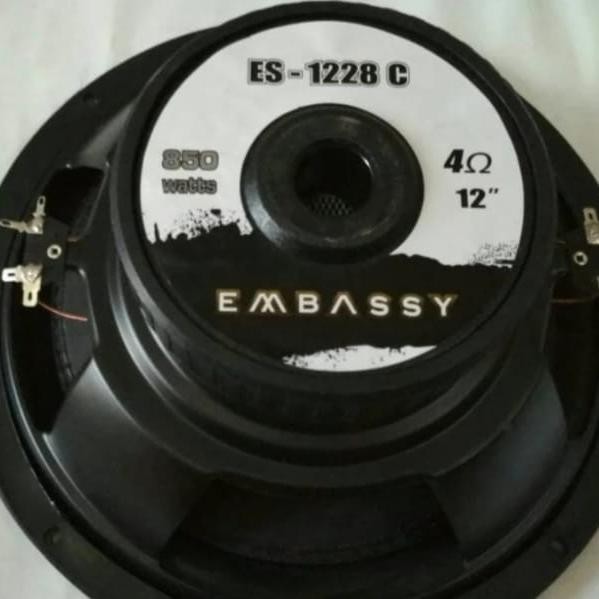 Banyak Dicari Subwoofer Embassy 1228W Double Coil 12" Embassy 1228 Bass Mantap