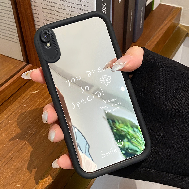 Casing Hp Xiaomi Redmi 9A Redmi 9i Redmi 9T Redmi 9 Power Case Casing ponsel Kasing pelindung cermin