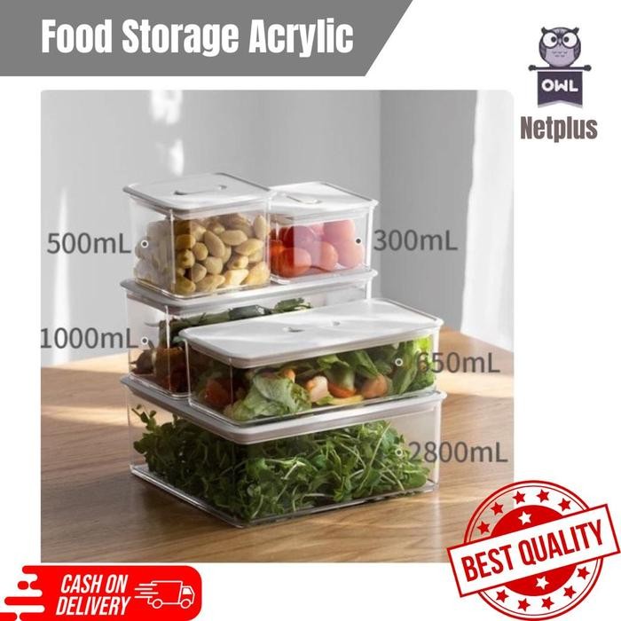 ID'' RAK KULKAS KOTAK MAKANAN BOX CONTAINER BOX KULKAS KEDAP UDARA