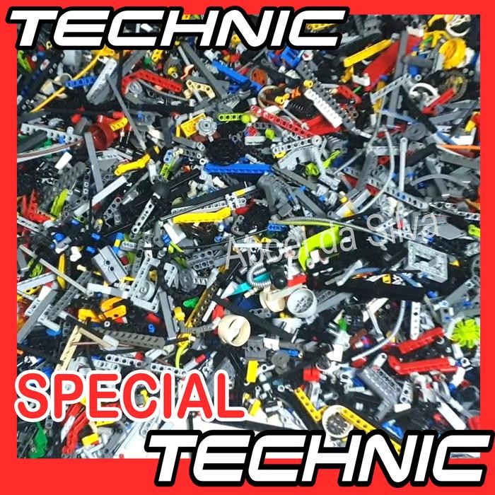 Brick Technic curah kiloan random Bekas bersih original lego