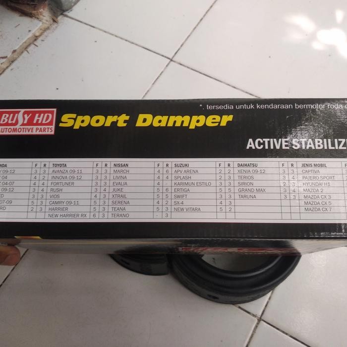 (TERLARIS) Sport Damper/ Peredam Guncangan shock Mobil " Busy HD" size 4 cm (TERBAIK) (TERBARU)