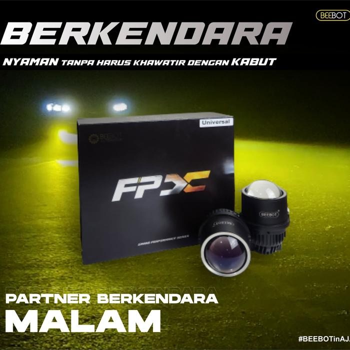 (TERLARIS) Lampu Foglamp Projektor FPX 3 Warna Demon Matrix Beebot (TERBAIK) (TERBARU) (TERMURAH)