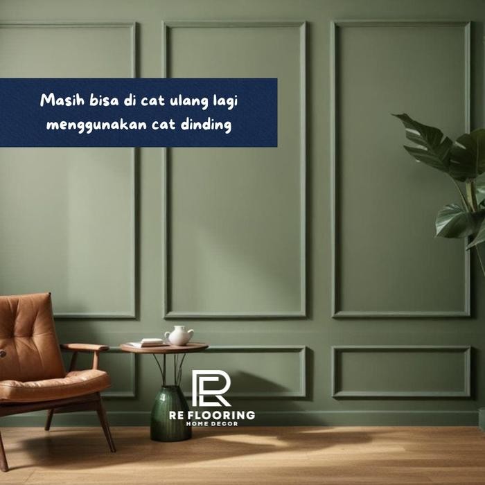 (Allthebest) List Wall Moulding PVC LAIV Putih - List Dinding / List Moulding / Lis Profil / Lis