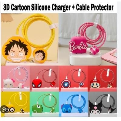 

SIAPKIRIM Pelindung Adaptor Karakter FULL SET 4 IN 1 / SUPER PRESISI / 1 Set Case Cover Pelindung