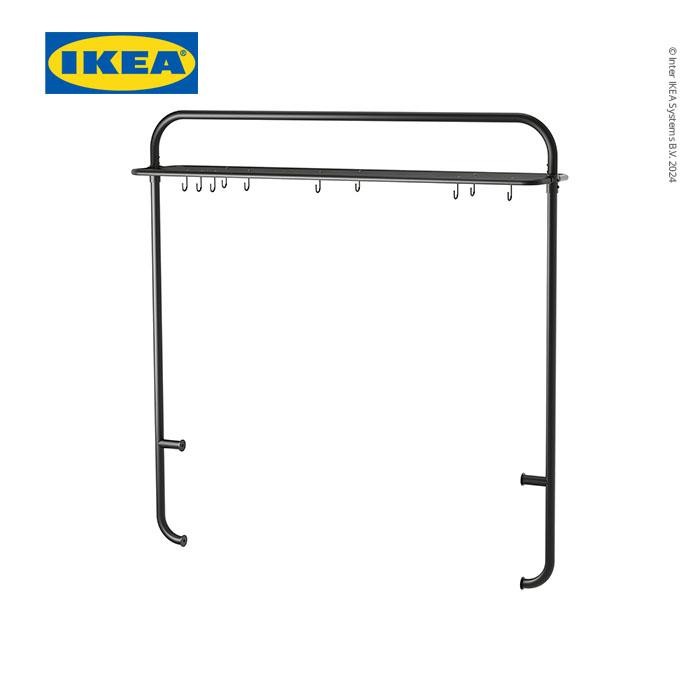 NEW IKEA VADHOLMA Rak Untuk Meja Dapur Hitam