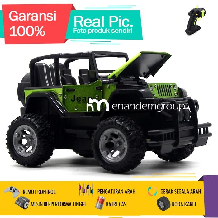 Toys Hot Wheels - Mainan Mobil Remot Kontrol Rc Offroad Climbing Super Jeap