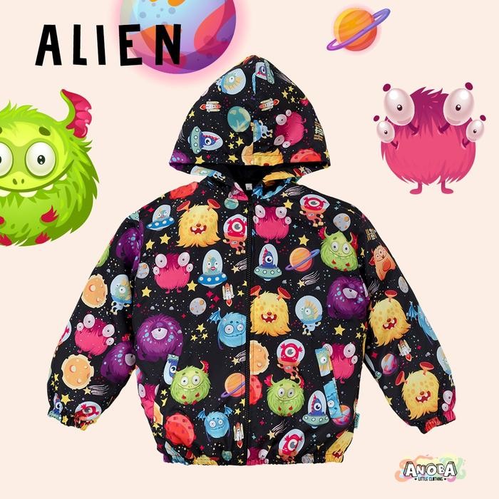 Jaket Windbreaker - Alien