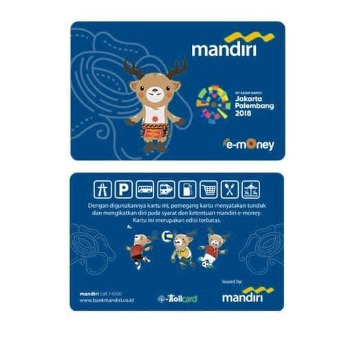 NEW Mandiri E-Money Asian Games 2018 Edition - Emoney Etoll Card