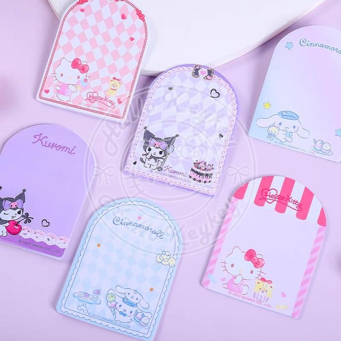 

Sticky Notes Hello Kitty Melody Kuromi Cinnamoroll Original Sanrio