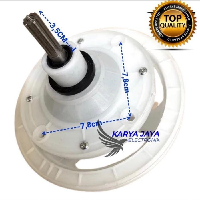 GEARBOX MESIN CUCI POLYTRON 7KG - 9 KG GIGI 10