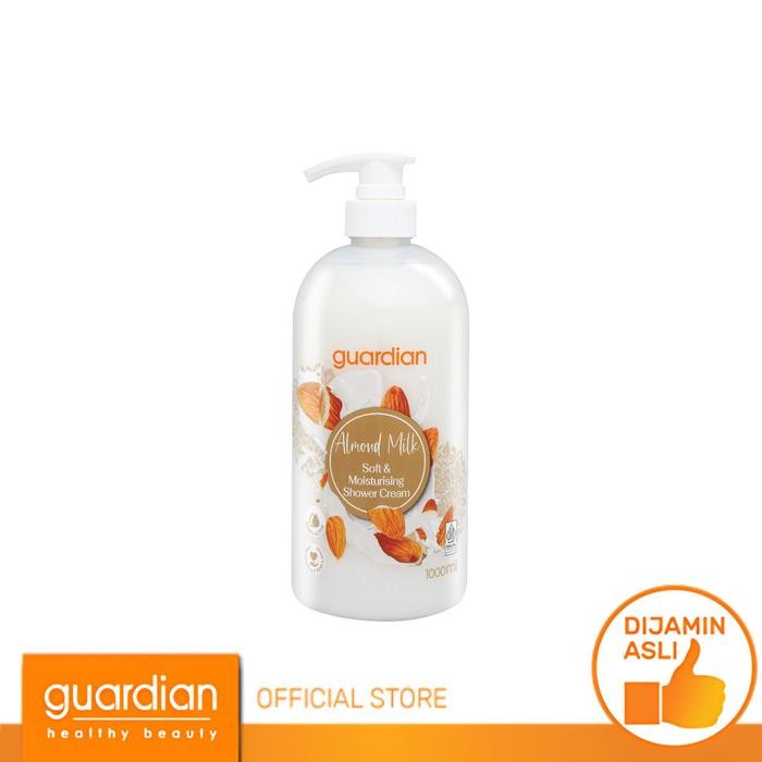 Guardian Soft & Moist Almond Milk Shower Cream 1L -Gratisongkir