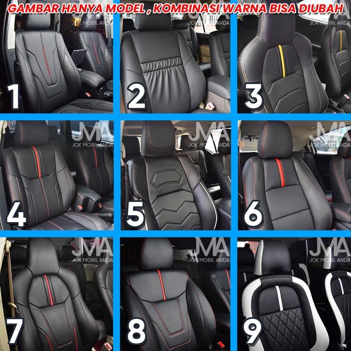 Jok Paten Kulit Mobil Toyota Kijang Innova Vision Lugano