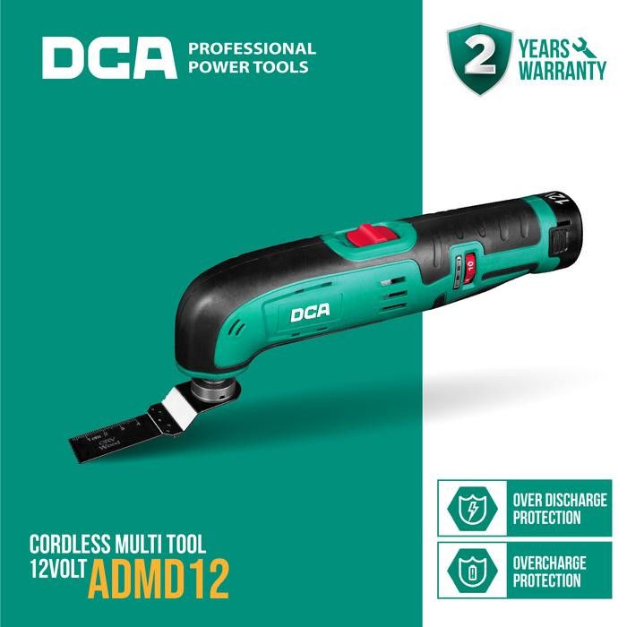 DCA Cordless Multi Tool / Alat Multi Baterai 12Volt ADMD12