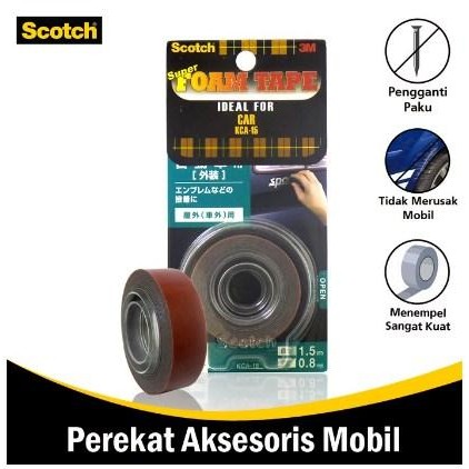 

3M ScotchDouble Tape Super Strong For Car / Daya Super Rekat KCA-15