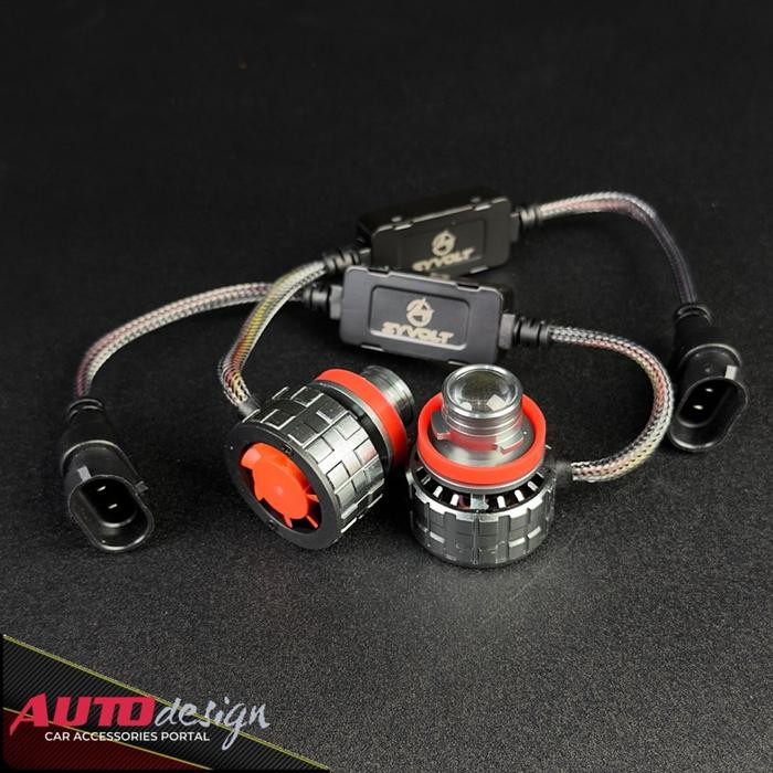 Zyvolt ZR1 Lampu Led Laser Mini Projector Mobil H7 H8 H11 H16 HB3 9005 HB4 Super Bright Lampu Depan