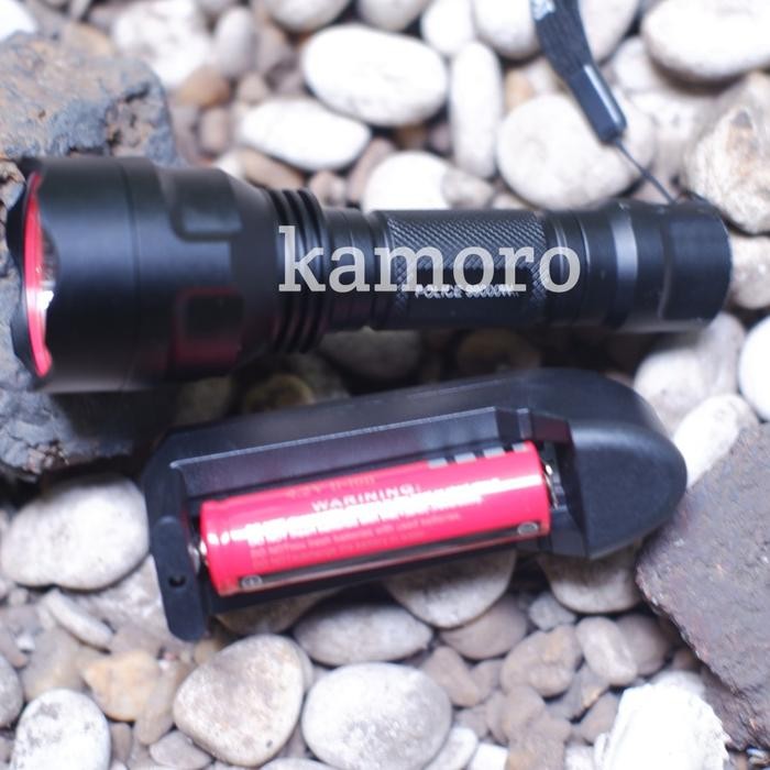 Senter C8 Cahaya Kuning Swat Police 99000W Waterproof C29