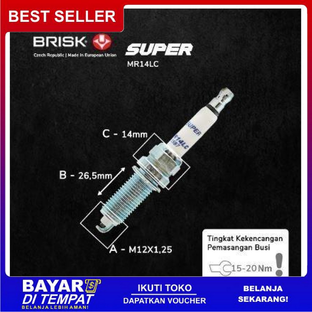 FREE ONGKIR BUSI NISSAN LIVINA, GRAND LIVINA, X-GEAR ASLI ORIGINAL BRISK SUPER BISA COD