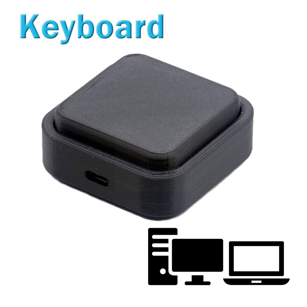 One Key USB Programmable Macro Keyboard For Windows Linux MacOS Hot Key Mouse One Key Button USB Min