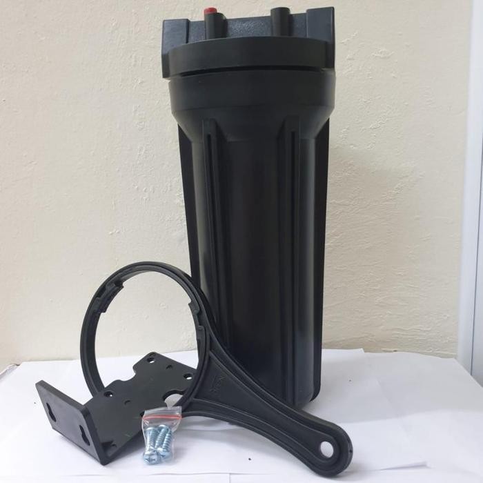 WATER FILTER HOUSING 10 INCH / HOUSING FILTER AIR 10" - BLACK, 3/4"