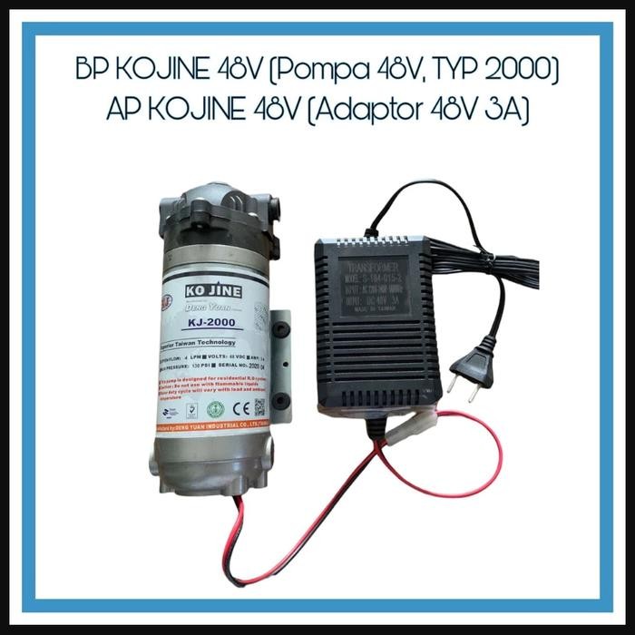 BOOSTER PUMP RO KOJINE DENG YUAN + ADAPTOR 48V