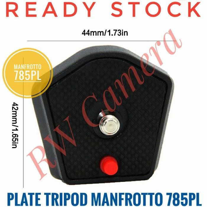 Plate Tripod Manfrotto 785PL Quick Release Plat Modo Digi Tripod 785B Manfroto (TERBAIK) (TERBARU)