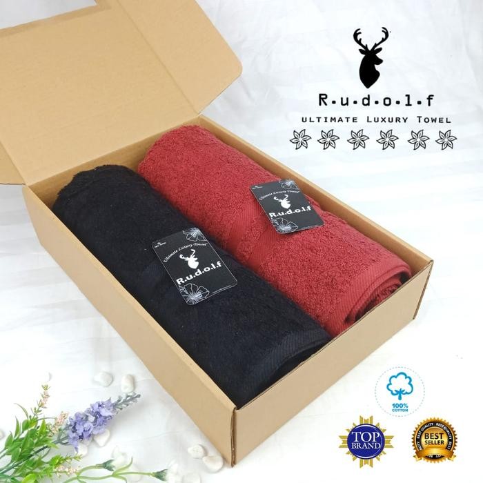 Handuk Gift Set 2 Size 70X140 Terry Palmer Couple Biru