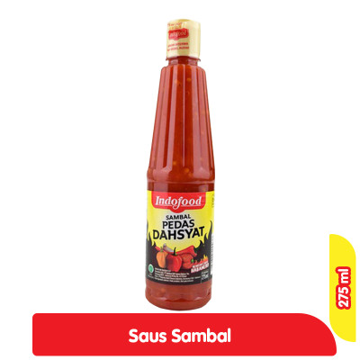 

Indofood Sambal Pedas Dahsyat Botol 275 ml