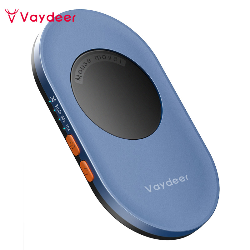 Vaydeer Undetectable Mouse Jiggler with Power Adapter and ON/Off Switch Mouse Mover Simulator, Drive