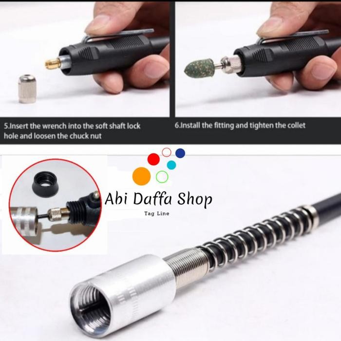 Selang Fleksibel Kabel Tuner Mesin Bor Mini Grinder Tuner Die Grinder