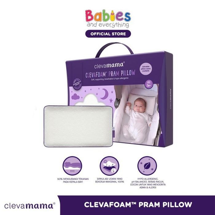 CLEVAMAMA 2019 CLEVAFOAM PRAM PILLOW PRAM SALE