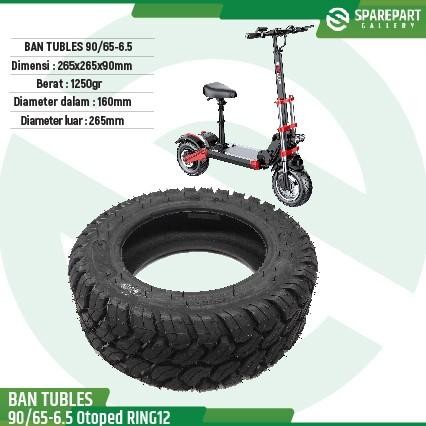 TERMURAH Ban Tubles skuter listrik otoped sealup Q18 ring 12" READY STOCK