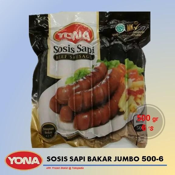 

(Allthebest) YONA Sosis Sapi Bakar Jumbo 500gr
