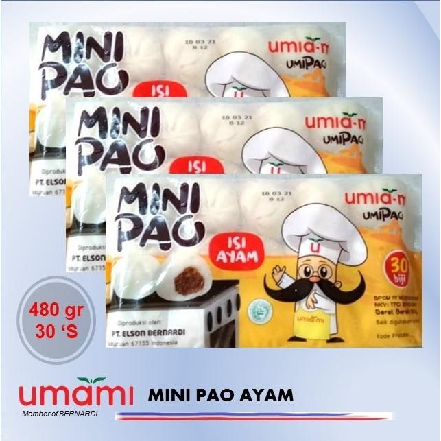 

(Allthebest) UMIA-MI UMAMI Minipao Ayam isi 30 pc