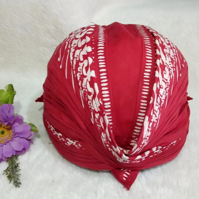 SIAPKIRIM Blangkon Jogja Warna Merah Alusan READY STOCK