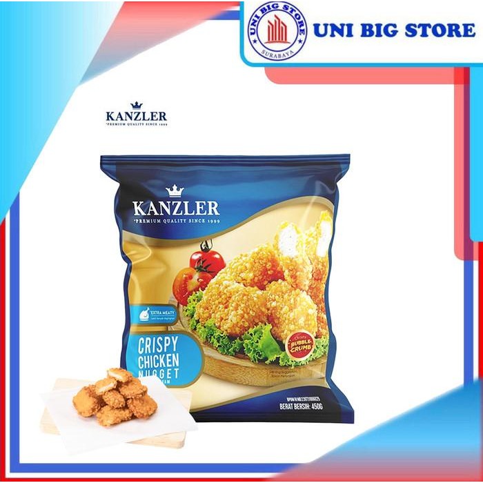 

(Allthebest) Kanzler Crispy Chicken Nugget 450 gr Nuget Ayam Krispi