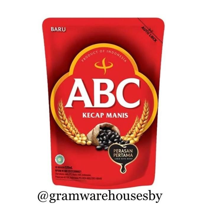 

(Allthebest) Kecap Manis ABC refil 520ml