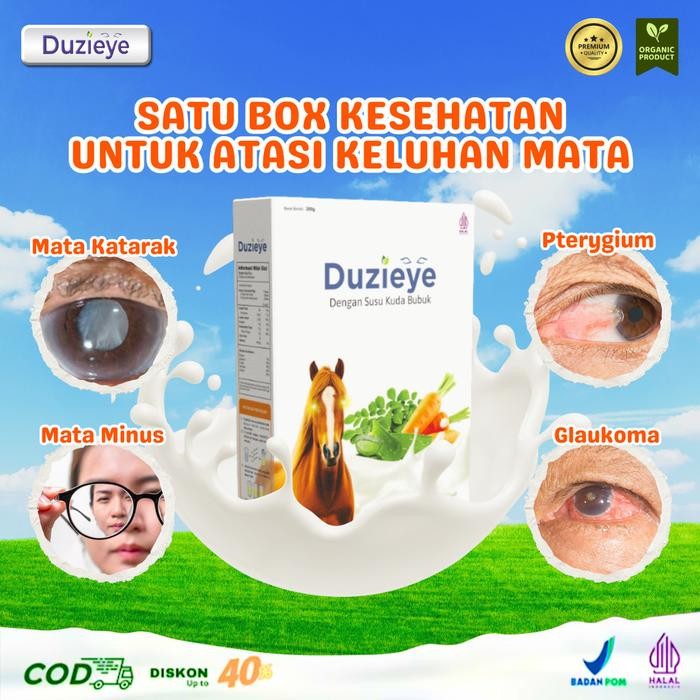Duzi Eye - Susu Kuda Lombok Nutrisi Kesehatan Mata Ekstrak Herbal