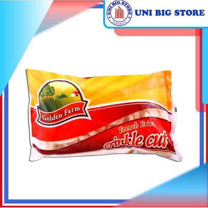 

(Allthebest) Golden Farm French Fries Crinkle Cut 1 kg Kentang Goreng Bergerigi